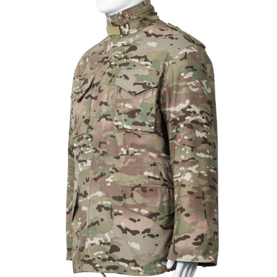 内部の層の軍隊のジャケットが付いているCPカーモの暖かいジャケットを出荷すること準備ができた戦術的な摩耗の標準的なM65ジャケット