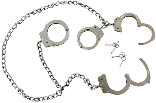 囚人のための炭素鋼のニッケルの手錠そしてLegcuffs