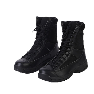 人および女性のための強く黒い軍の戦術的なブーツをカスタム設計しなさい