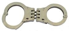 品質  Self Defense Anti Riot Police Equipment Carbon Steel NIJ Real Police Handcuffs 工場