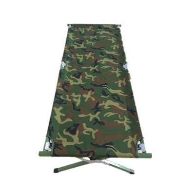 軍の折畳み式ベッドのベッドのアルミニウム管を折る軍隊の緑の戦術的な屋外ギヤ