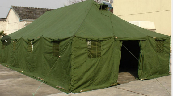 大型軍用キャンバステント 12*4.8m 防水テント ガラステント