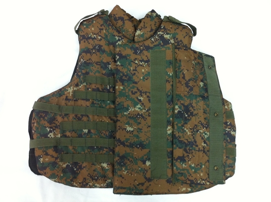 調整可能なナイロン軍用弾道ベスト スナップボタンの閉じる