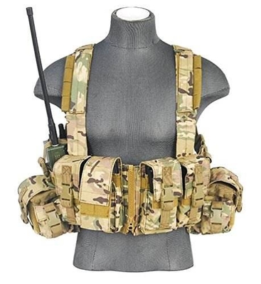 軽量コンバットタクティカルベスト MOLLEシステム カモフラージュカラー