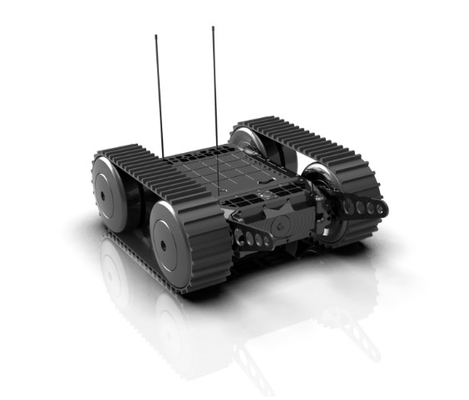 耐久性 極端な条件に耐えるように設計された 軍事用爆発物廃棄ロボット