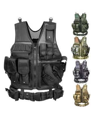警備員 戦闘ベスト クロスフィット 競技場 ペイントボール ゲーム 戦術装甲 快適で透ける