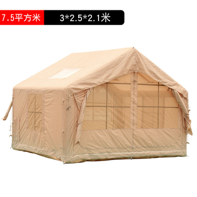6.3平方メートル 自律運転ツアー 厚い防水キャンプ 充気テント 野外用充気キャビン
