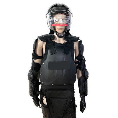 2024 完全防衛型 黒色 頑丈 炎阻害型 暴動防護服 防撃服 安全型暴動防護服
