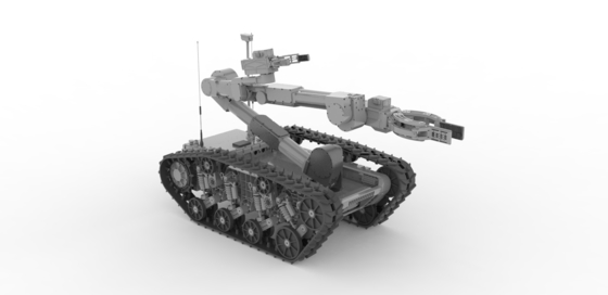 大型インテリジェント多目的爆発物処理ロボット