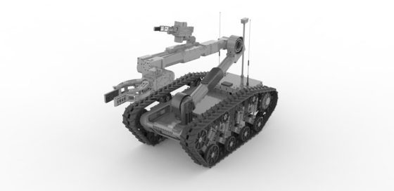 大型インテリジェント多目的爆発物処理ロボット