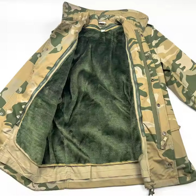 T65/C35 固形繊維 男性 軍事用 戦術用 長袖ジャケットとパンツ スプリット革