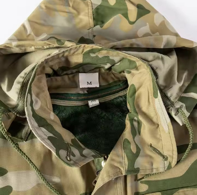 T65/C35 固形繊維 男性 軍事用 戦術用 長袖ジャケットとパンツ スプリット革