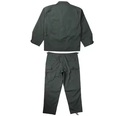 カスタマイズされたロゴ BDU戦闘服 固体 深緑色戦術制服