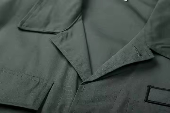 カスタマイズされたロゴ BDU戦闘服 固体 深緑色戦術制服