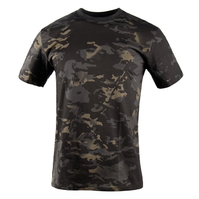 中国 シンシン メーカー カムフラージュ 丸い首 純綿 短袖 戦術訓練Tシャツ
