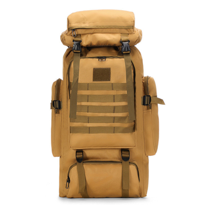 80L 大容量 防水 カムフラージュ ハイキング バックパック レジャー 戦術 バックパック 屋外 スポーツ 歩行 旅行 バックパック