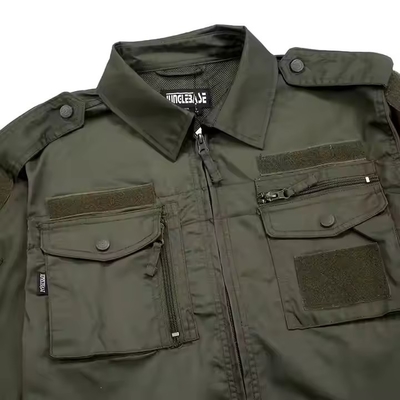 透けるオリーブグリーン リップストップ 特殊キャンプ 屋外戦術戦闘ユニフォーム