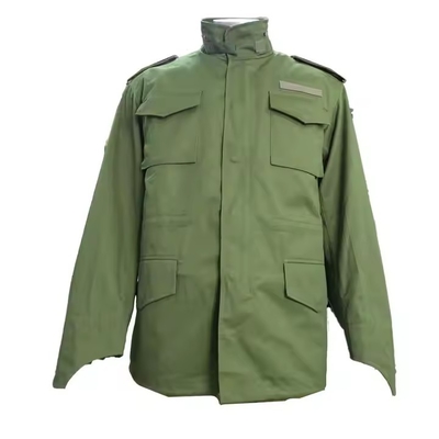 高品質 耐涙 冬緑色 野外コート 戦術 M65 ジャケット 男性 徒歩 訓練 アウトドアスポーツ