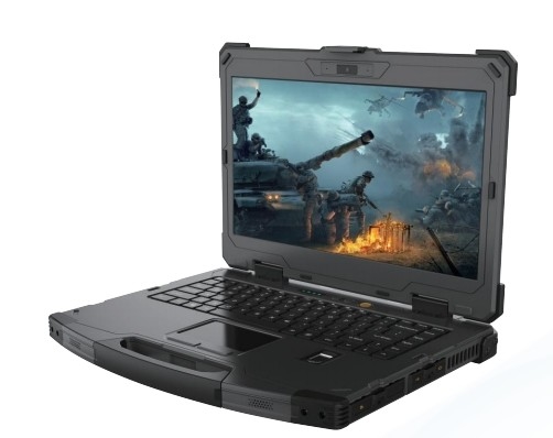 軍用補強ノートブック 補強ラボトップ 14インチ シングルスクリーン 頑丈な携帯ラップトップ