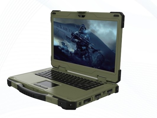 軍用補強ノートブック 補強ラボトップ 14インチ シングルスクリーン 頑丈な携帯ラップトップ