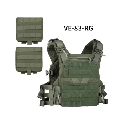 軽量ウェストモール レーザーカット マルチカメラ オックスフォード製 戦術用ウェスト プレートキャリア