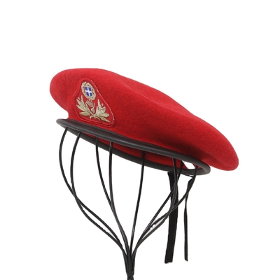特殊部隊の人および女性のための赤い軍のウールのベレー帽の軍の戦術的なHeadwear