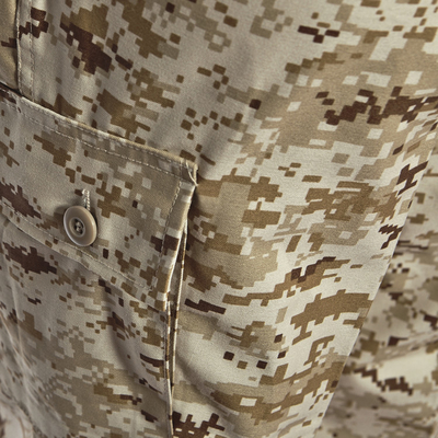 人のBDUの裂け目停止Trouser+Jacket EDC戦術的な戦闘によっては砂漠のデジタル カムフラージュが付いている軍服が喘ぐ