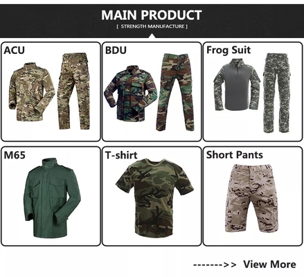 軍服BDUの軍服の均一裂け目停止良質の生地